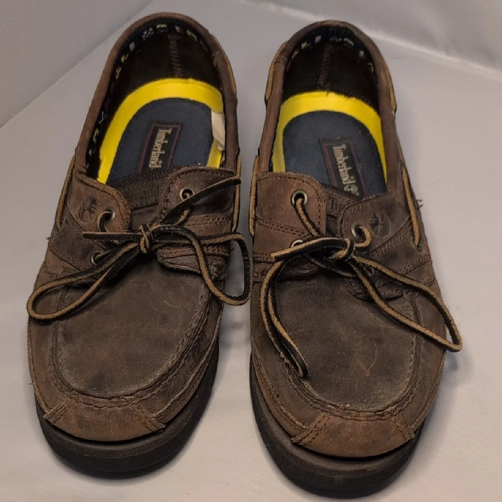 Timberland Brown Suede Boat Shoes Men's Size 9.5
